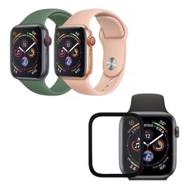 Imagem de Kit Pulseira E Película Para Apple Watch Series 1,2,3,4,5678 - Otemu, 