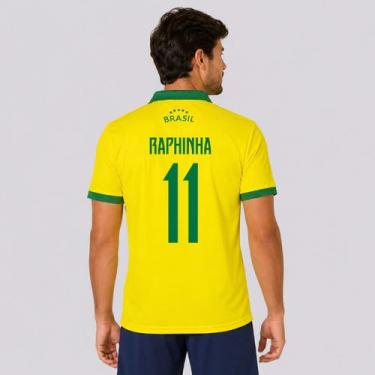 Imagem de Camisa Brasil Seleça Amarela 11 Raphinha - Balboa, M
