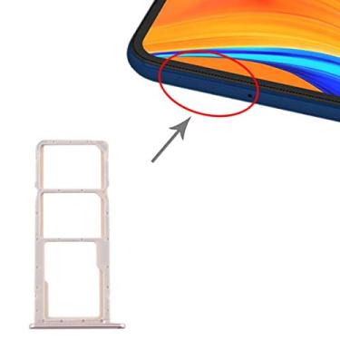 Imagem de HONGYAN Peças de substituição de telefone celular Bandeja de cartão SIM + Bandeja de cartão SIM + Bandeja de cartão micro SD para Huawei Y6s Acessórios telefônicos