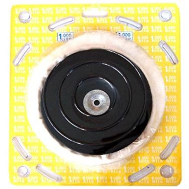 Imagem de Kit Polimento Milkits Disco de Borracha, Adaptador e Boina