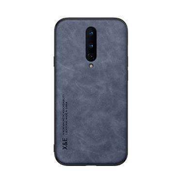 Imagem de Kepuch Silklike Capa para Oneplus 8 - Case Placa de Metal Embutida para Oneplus 8 - Azul