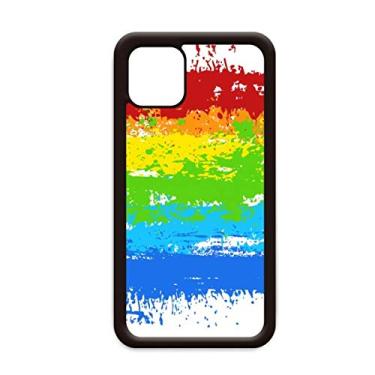 Imagem de Capa Stippling Rainbow Gay Lésbica LGBT para iPhone 11 Pro Max para Apple Mobile Case Shell