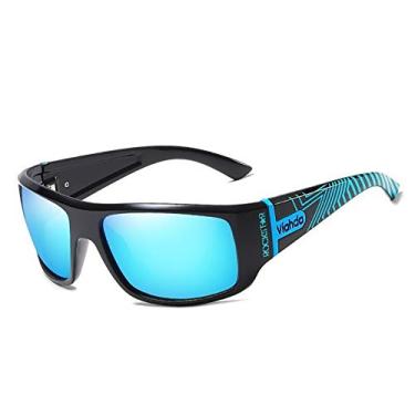 Imagem de Oculos de Sol Masculino VIAHDA Design Esportivo Polarizados 6015 (C1)
