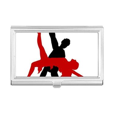 Imagem de Porta-cartões de visita Art Duet Dance Social Dancing