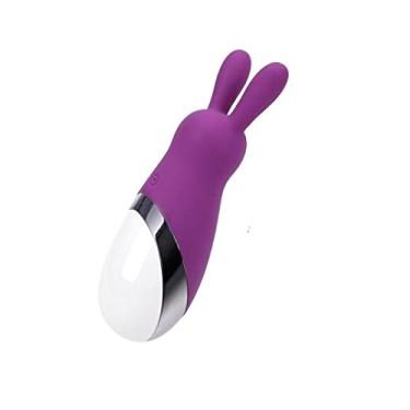 Imagem de Vibrador Feminino Coelho Estimulação Clitóris Ponto G 10 Modos Brinquedos Sexuais Erótico Zatla Shop (Roxo)