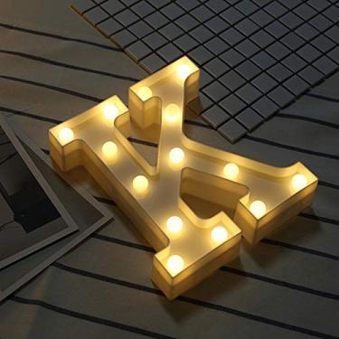 Imagem de Número de placa de casa flutuante 3D DIY branco letra de plástico luz LED letreiro alfabeto lâmpada noturna para decoração de ambientes internos e externos