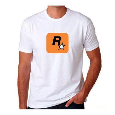Imagem de Camiseta Camisa 100%  Algodão Logo Rockstar Games - Smart Stamp