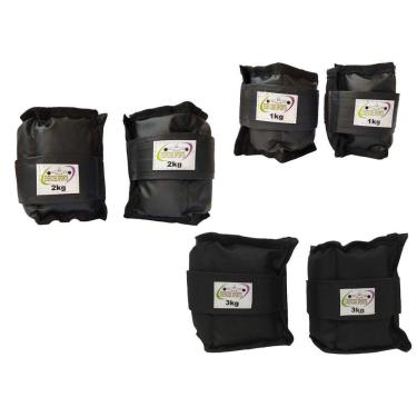 Imagem de Tornozeleira / Caneleira Peso 1Kg,2Kg E 3Kg - Academia.