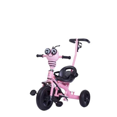 Imagem de Triciclo Infantil Com Empurrador Abelhinha Rosa