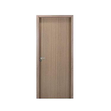 Imagem de Kit Porta de Madeira Lisa 215x84cm com Batente de Mdf Ultra 10cm Melamínico Mgm Carvalho Alpha