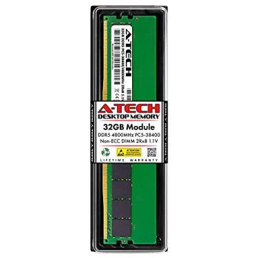 Imagem de A-Tech Módulo de memória não ECC de 32 GB de RAM para Crucial CT32G48C40U5 | DDR5 4800 MHz PC5-38400 1.1V DIMM 288-Pin