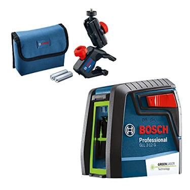 Imagem de Bosch Nível Laser verde GLL 2-12 G alcance 12m com suporte e bolsa de proteção