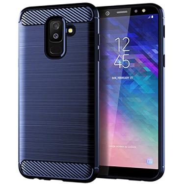 Imagem de Capa para Samsung Galaxy A6 Plus 2018, sensação macia, proteção total, anti-arranhões e impressões digitais + capa de celular resistente a arranhões para Samsung Galaxy A6 Plus 2018