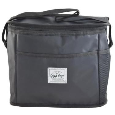 Imagem de Bolsa Térmica P M G Transversal Multiuso Feminino Masculino Yepp LAN11022 (Preto, P - 6 Litros)