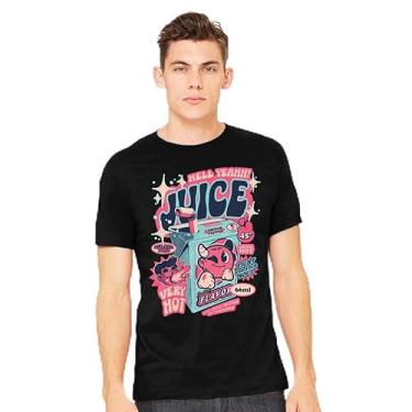Imagem de TeeFury - Hell Yeah Juice - Camiseta masculina Drink, Juice,, Azul marino, P