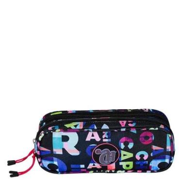 Imagem de Estojo 2 Compartimentos Capricho Party - Preto