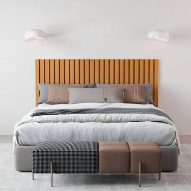 Imagem de Cabeceira Ripada Cama Casal Ravena Nature