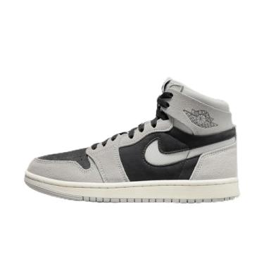 Imagem de Tênis feminino Air Jordan 1 Zoom CMFT 2 (DV1305-206, Cacao Wow/Preto/Hyper Pink/Picante Red), Minério de ferro claro/preto/leite de coco/cinza neutro, 34