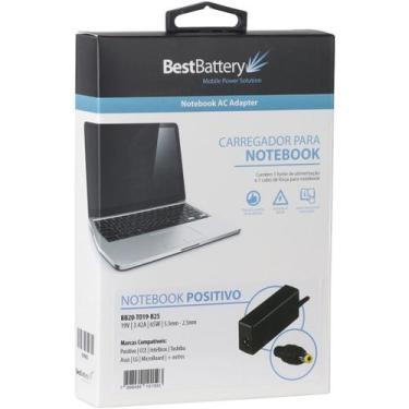 Imagem de FONTE PARA NOTEBOOK POSITIVO INTELBRAS 19V 3.42A 65W PINO 5.5X2.5mm - 