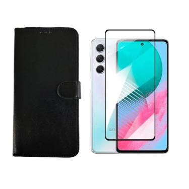 Imagem de Capa Carteira Compatível Com Moto G54 + Película Hidrogel - Dsitrbuido