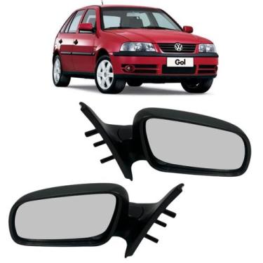 Imagem de Par Retrovisor Fixo Gol Parati Saveiro G3 G4 1999 Até 2008 - RETROVEX