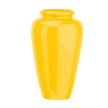 Imagem de Vaso Fibra De Vidro Cachepot Tipo Vietnamita Vitrificado Grande (Amarelo)