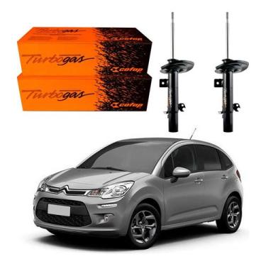 Imagem de Par Amortecedor Dianteiro C3 Manual 1.2 2016 A 2021 - Cofap