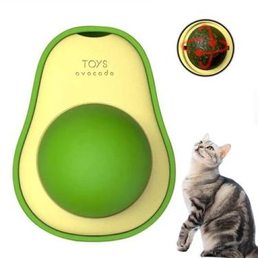 Imagem de Brinquedo Bolinha Catnip Gato Relaxante Interativo Abacate - Napi