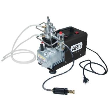 Imagem de Compressor Elétrico Portátil Ar15 Sport Cilindro Scuba PCP 300bar 110V