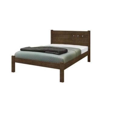 Imagem de CAMA CASAL 138 CONVENCIONAL TRADICIONAL COM COLCHÃO D33 138x188x12 FRA