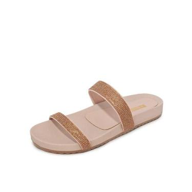 Imagem de Tamanco Feminino Quiz Flat REF: 1993-28 STRASS, 35