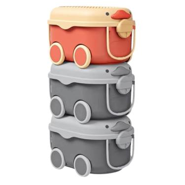 Imagem de Sem Bagunça - Caixa Organizadora Infantil - Cesto Organizador Com Tampa E Rodinha Decorativo para Roupas, Brinquedos e Acessórios. Modelo: Caminhão, Pato, Urso, Porco e Pinguim (Pato P Vermelho)