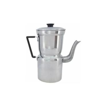Imagem de Cafeteira De Alumínio N11 Capacidade De 1 Litro - Polido - mz