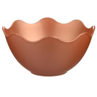 Imagem de Conjunto de Tigelas 10 pçs - Plástico 300ml - Magno festas, DOURADO