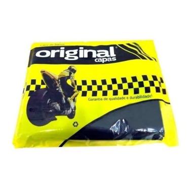 Imagem de Capa Protetora Cobrir Moto Honda Biz BIS 1997 A 2005 PRETA