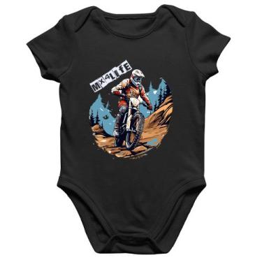 Imagem de Body Bebê Algodão MX4Life - Foca na Moda, Preto, P