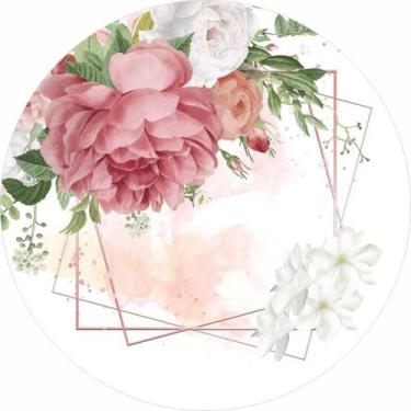 Imagem de Painel Redondo Veste Fácil C/ Elástico 1,50m Flores - Fadrix