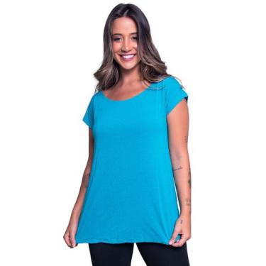 Imagem de Blusa Fitness Vekyo Modas Feminina Manga Curta Roupa de Academia Respi