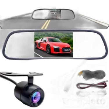 Imagem de Retrovisor Lcd Com Câmera De Ré Com Infravermelho - Bivena
