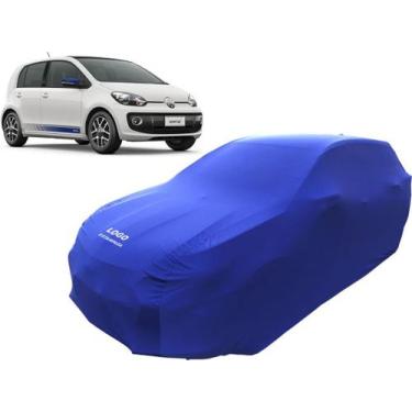 Imagem de Capa Para Carro De Tecido Lycra Volkswagen Up Anti-risco - Mz, Azul
