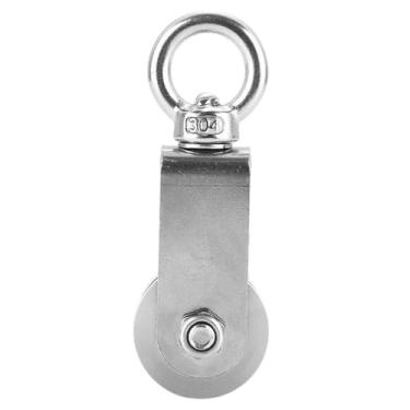 Imagem de Amagogo de polia Polia de cabo Baixo ruído, Roda de elevação, Polia de roda para cabo de aço, de polia de fixação DIY Varal, 30mm