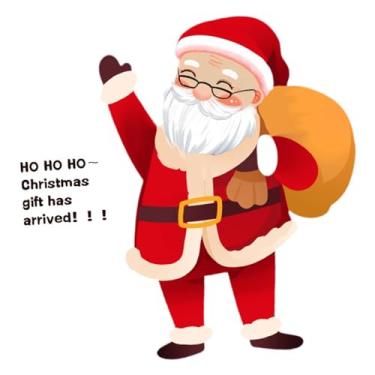 Imagem de UxicRuya Adesivo de banheiro e toalete Adesivo de parede de Natal Desenho animado Decalque de parede de Natal Adesivo de janela de Natal para festival, Style a