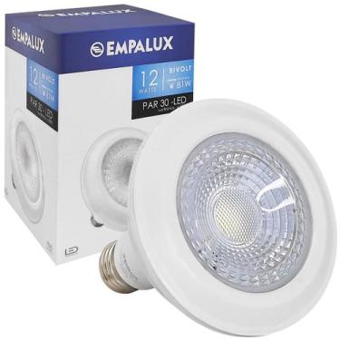 Imagem de Lâmpada Led Par 30 12W E27 Bivolt Branco Frio 6500K - EMPALUX, 110V/22