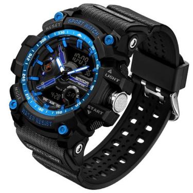 Imagem de Relógio de Pulso Masculino Esportivo de Quartzo Dual Display Digital A