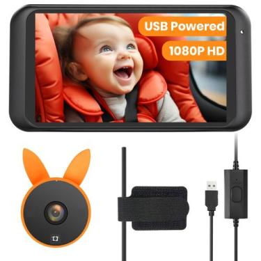 Imagem de Câmera de Carro Babyvue BV2 - Plug and Play 1080P com Tela de 4,5"