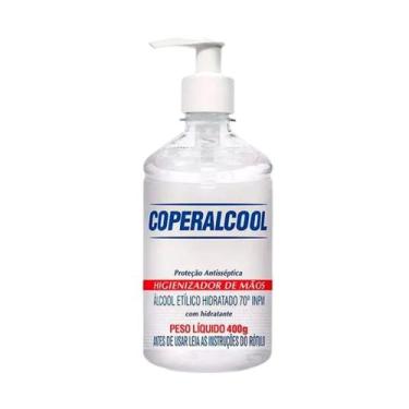 Imagem de Alcool Gel 70 INPM Higienizar As Mãos 400g Coperalcool + NF