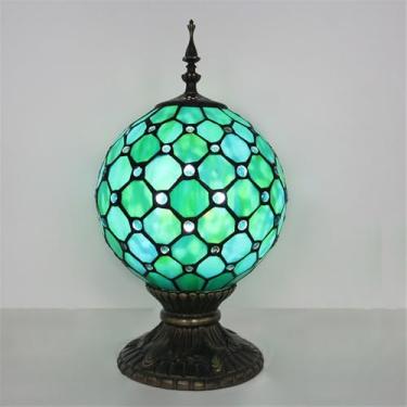 Imagem de OUFULA American Vintage Lâmpada de Mesa LED Personalidade Criatividade Sala de Estar Quarto Estudo Quarto Infantil Villa Hotel Decoração Mesa Luz (Estilo 5)