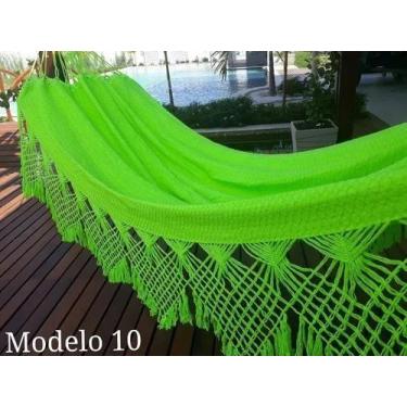 Imagem de rede de dormir descanso casal algodão gigante reforçada 300kg - REDES,