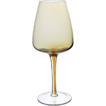 Imagem de JOGO 6 TAÇAS VINHO TINTO ÁGUA HOME&CO COM FILETE ÂMBAR ECO CRYSTAL 380ml 21x6x6cm TRANS...