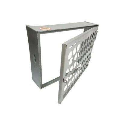 Imagem de Proteção Hidrômetro Tela Moeda com Porta Cadeado 60x40cm